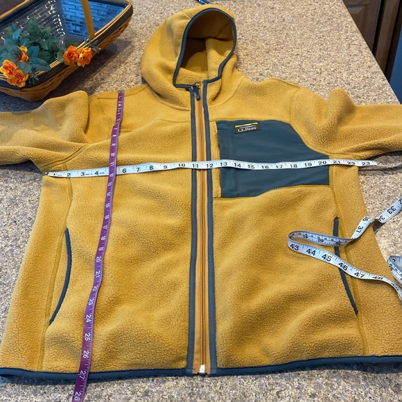 L.L. Bean Mountain Classic Fleece Hoodie Zip Jacket Medium 513786 - Picture 6 of 16